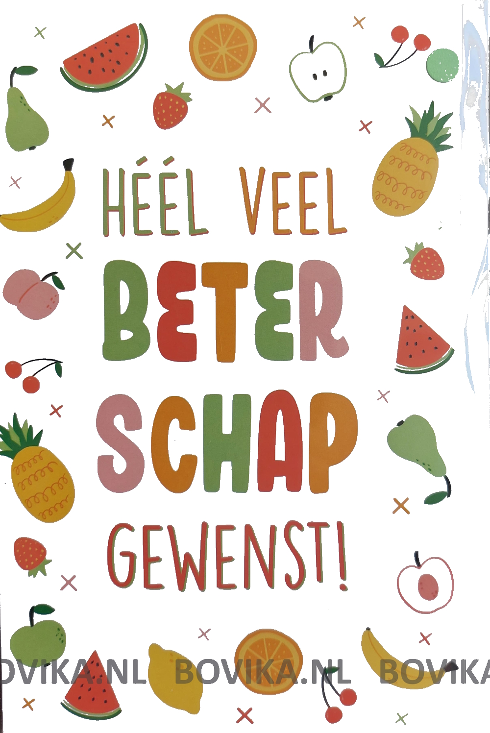 Heel veel beterschap gewenst